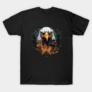 Graffiti Paint Eagle Bird Creative T-Shirt